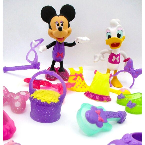 Disney Mattel Minnie Mouse And Daisy Duck Snap N Style Boutique 16 pc Set With A - Picture 5 of 5